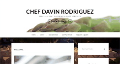 Desktop Screenshot of chefdavin.com