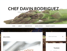 Tablet Screenshot of chefdavin.com